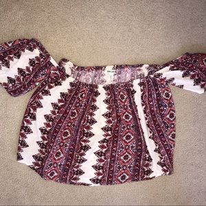 BILLABONG off-the-shoulder shirt